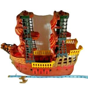 Pirate Ship Fisher-Price L1284 Imaginext Adventures Mattel with Sails